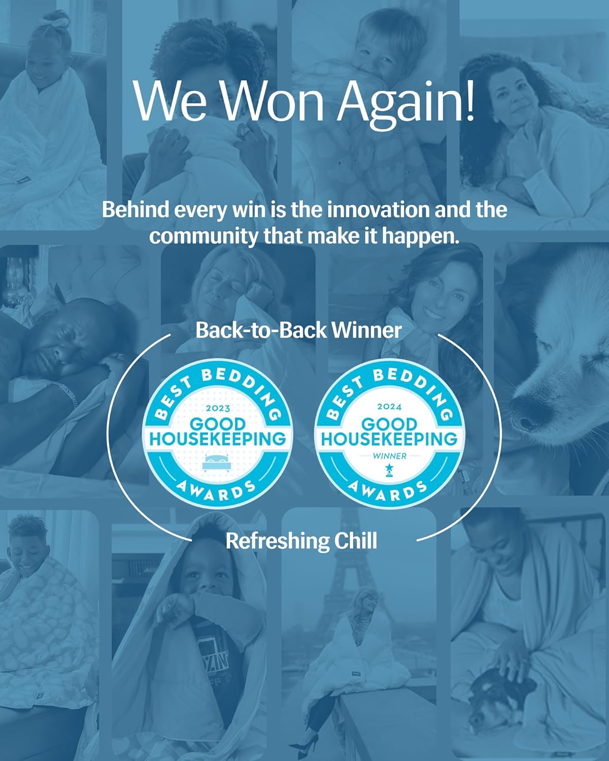 REST® Evercool® Cooling Comforter, Good Housekeeping Award Winner for Hot Sleepers, All-Season Lightweight Blanket to Quickly Cool Down While Stay Warm All Night, Aqua Blue - King/Cali King 106"x90"