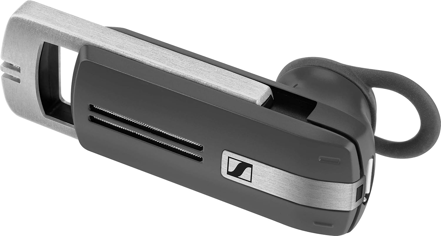 SENNHEISER Presence Grey Business (508341) - Dual Connectivity, Single-Sided Bluetooth Wireless Headset for Mobile Device & Softphone/PC Connection (Black)