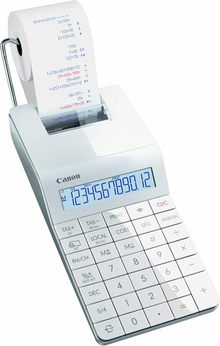 Canon 4413B006 X Mark I Print Ink Roller Printing Calculator, White