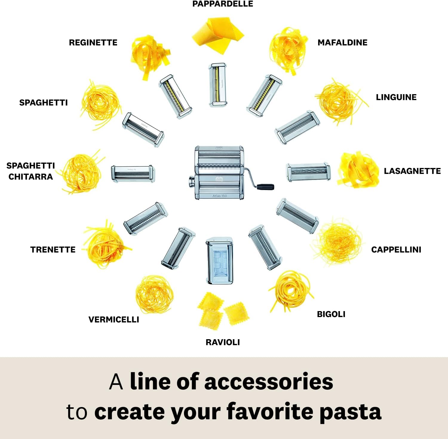 Marcato Atlas Spaghetti Attachment