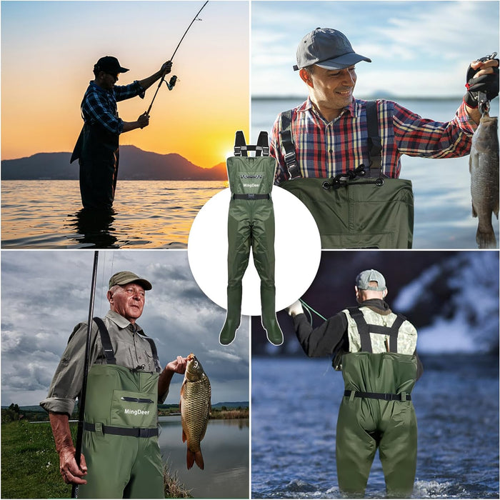 Waders with boot frame 70D Nylon Fishing Chest Waders for waders fishing boots for men and women hunting fishing waders.