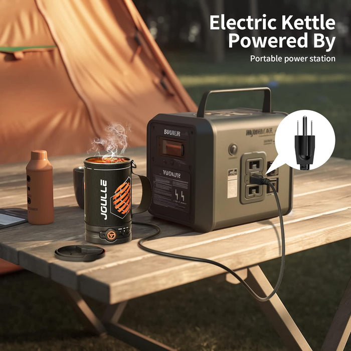 STOKE VOLTAICS Electric Kettle 500W, 16 Ounce Electric Kettle Temperature Control, 3 Modes Settings Portable Electric Kettle, Travel Electric Kettle Ideal for Indoor and Outdoor