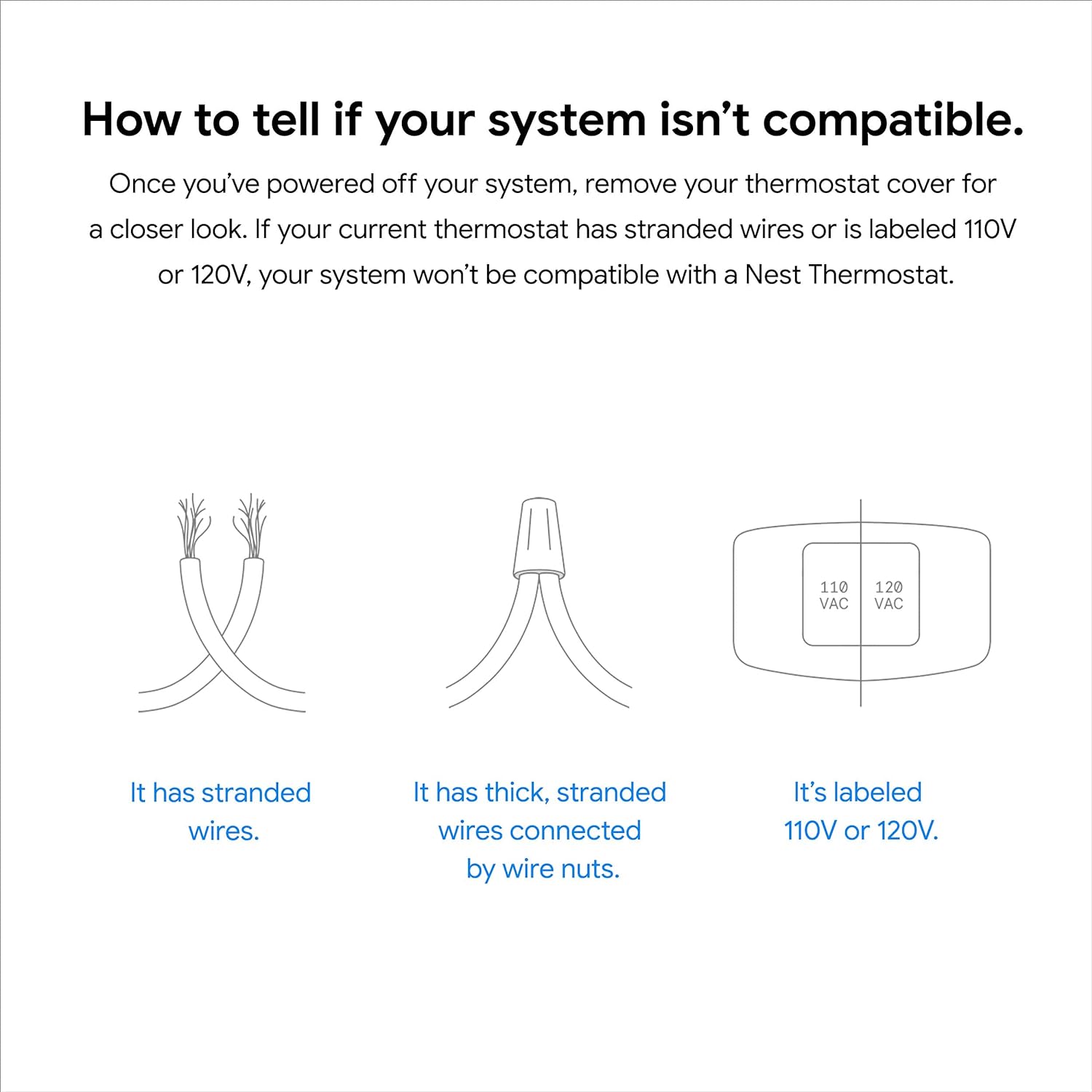 Google Nest Thermostat - Smart Thermostat for Home - Programmable WiFi Thermostat - Snow