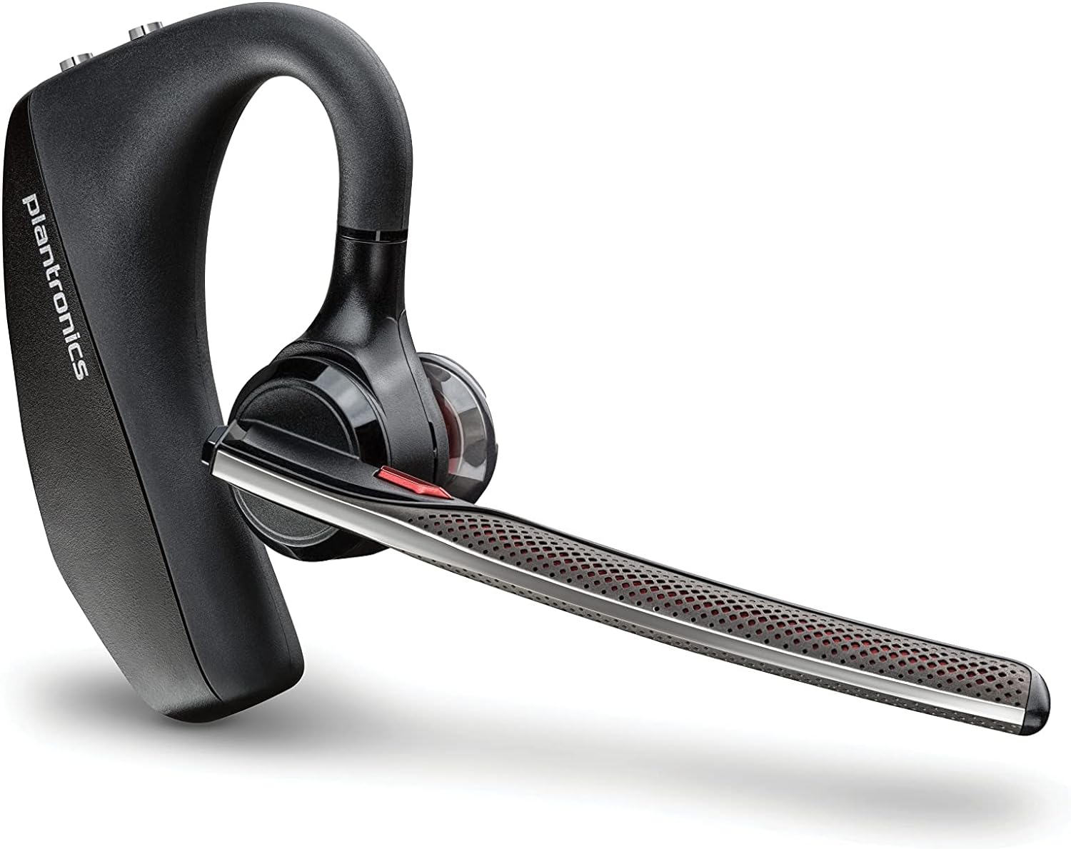 Poly Voyager 5200 Wireless Headset (Plantronics) - Single-Ear Bluetooth Headset w/Noise-Canceling Mic - Ergonomic Design - Voice Controls - Lightweight - Connect to Mobile/Tablet via Bluetooth