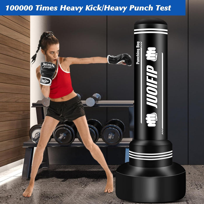 YORWHIN Punching Bag with Boxing Gloves and Electric Air Pump