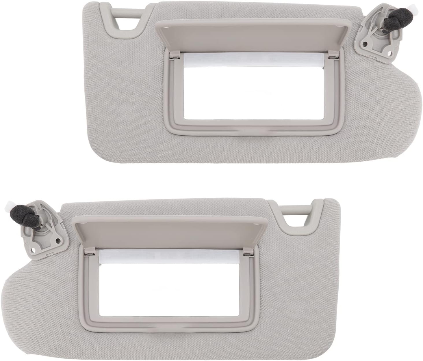 Grey Sun Visor Car Glare Guard 96400 3TA2A Pair Left Right Side Replacement 2013 to 2018