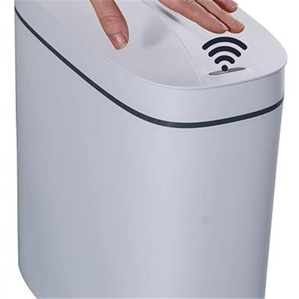 Sooyee 14 Liter Automatic Trash Can with lid,3.6 Gallon Touchless Trash Can or Kick,Garbage Can