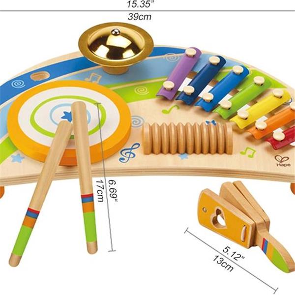 Hape Mighty Mini Band Wooden Percussion Instrument