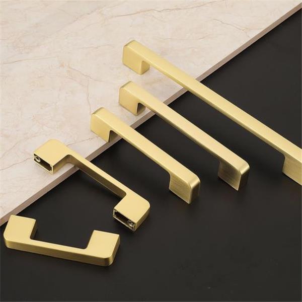 goldenwarm 10 Pack Cabinet Handles Gold Kitchen Drawer Pulls - Gold Hardware for Cabinets Bathr