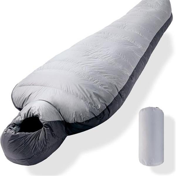 Backpacking Sleeping Bag, 32℉/0℃ Ultralight 800 Fill Power Down Sleeping Bag for Cold Weather,