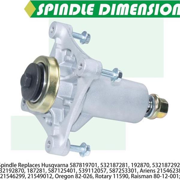 POSFLAG 187292 Spindle Assembly with 153535 Pulley Replaces # 187292 192870 532192870 532187290