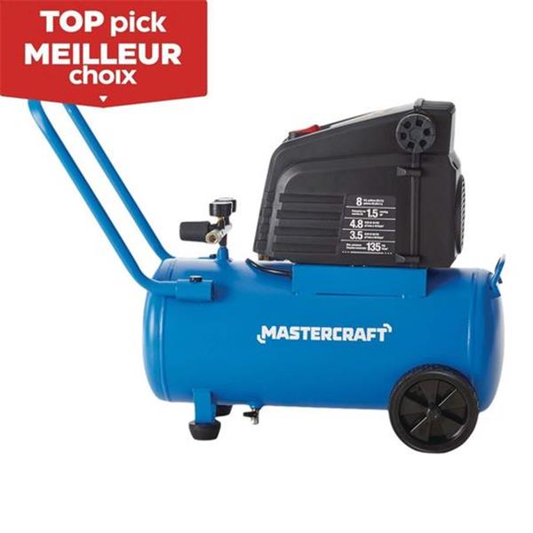 MASTERCRAFT 8 U.S. GALLONS (30.3 L) AIR COMPRESSOR