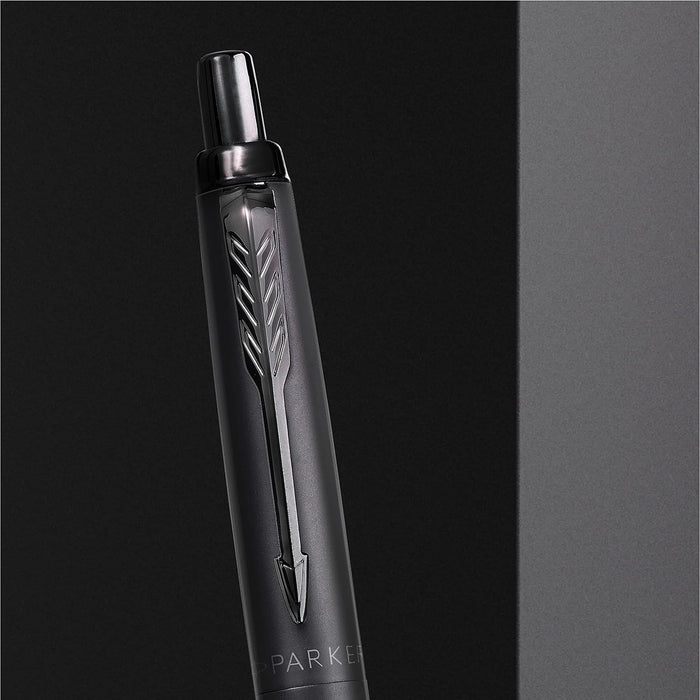 Parker Jotter XL Ballpoint Pen | Monochrome Matte Black | Medium Point | Blue Ink |