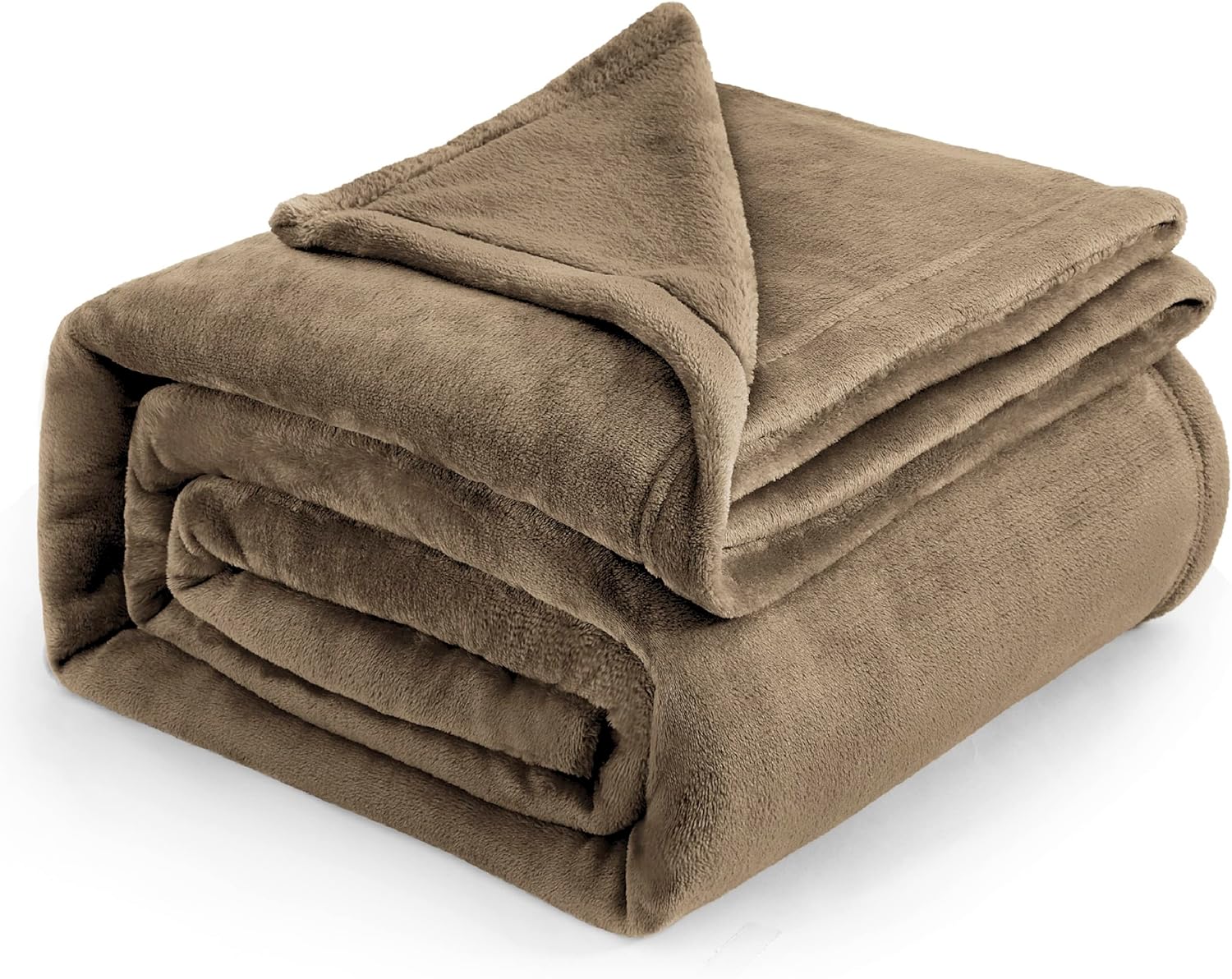 Bedsure King Size Blanket for Bed - Camel King Blanket Winter Fleece Blankets Fuzzy Cozy Soft Plush Warm Bed Blankets, 108x90 inches