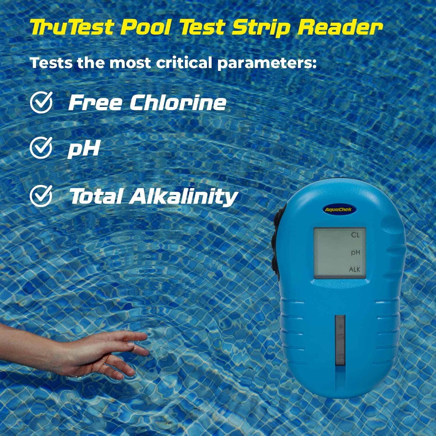 Aqua Chek Trutest Digital Reader,Royal Blue