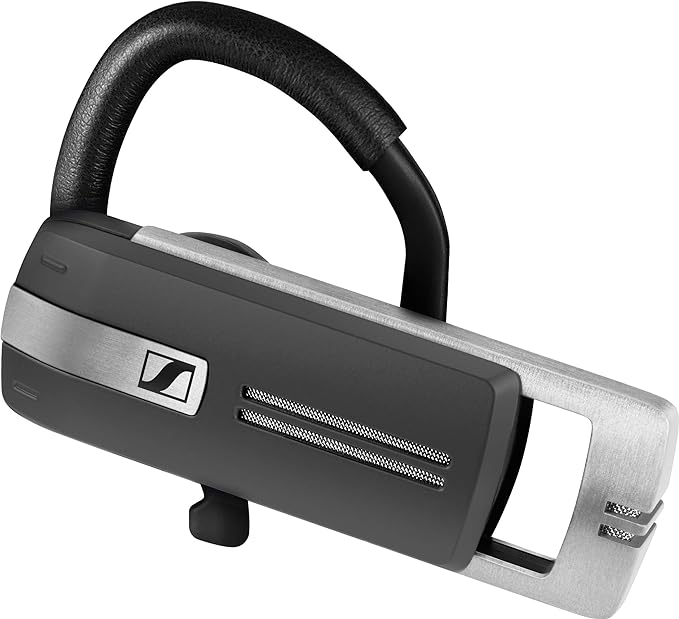 SENNHEISER Presence Grey Business (508341) - Dual Connectivity, Single-Sided Bluetooth Wireless Headset for Mobile Device & Softphone/PC Connection (Black)