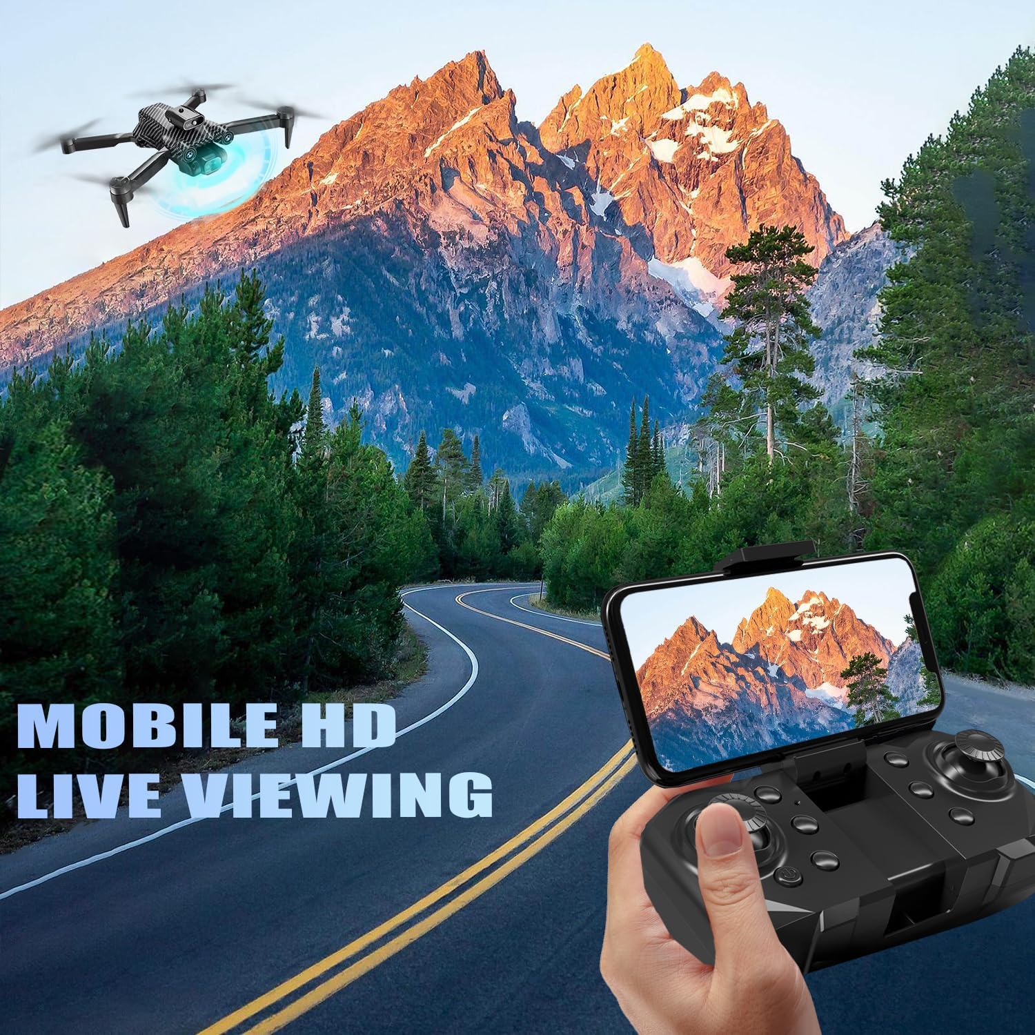 STEALTH BIRD 4K Drone for Adults Ultra Portable Lightweight Foldable High-end HD Drone