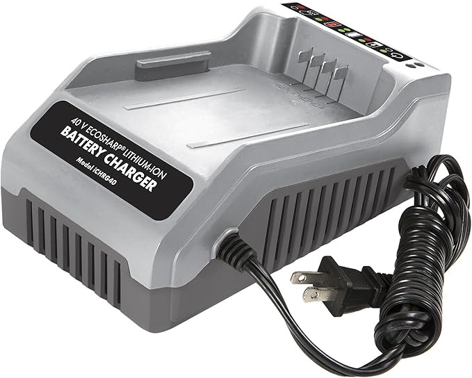 Snow Joe + Sun Joe iCHRG40 iON 40 V EcoSharp Lithium-Ion Charger [packing may vary]