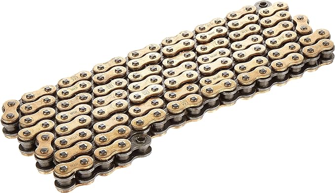 DID (520VX3GB-120) Gold 120 Link High Performance VX Series X-Ring Chain with Connecting Link