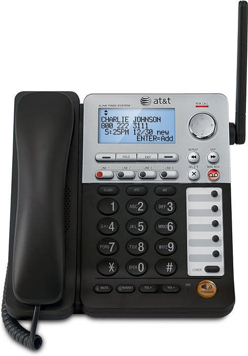 AT&T SynJ SB67148 Dect_6.0 Handset 4-Line Landline Telephone