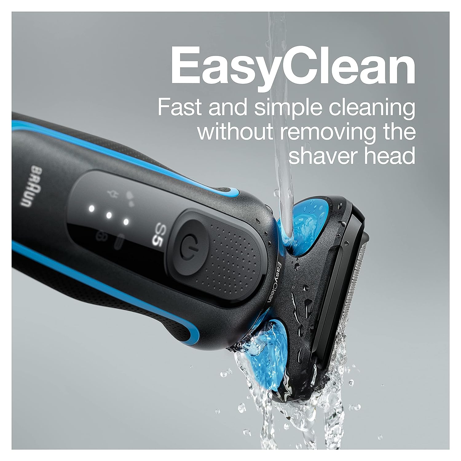 Braun Series 5 5018s Rechargeable Wet & Dry Men's Electric Shaver with Precision Trimmer