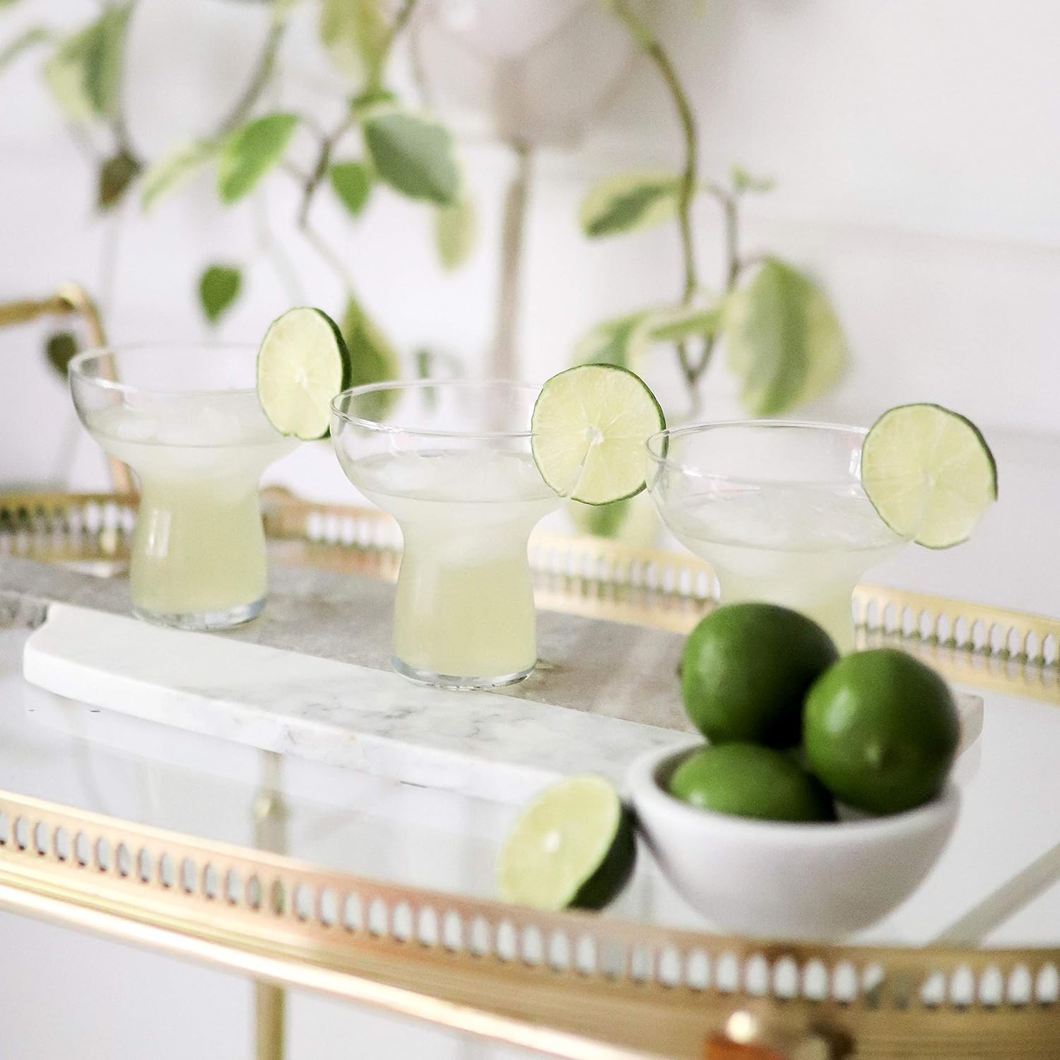 Libbey Stemless Margarita Glasses, Set of 6