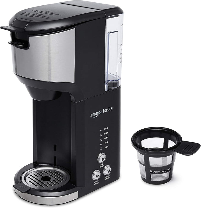 AmazonBasics Dual Brew Single Serve Capsule Coffee Maker