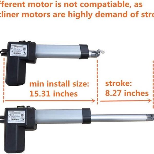 Fromann Model 1.28.000.131.30 Motor Electric Recliner Lift Chair Actuator Deltadrive Replacemen