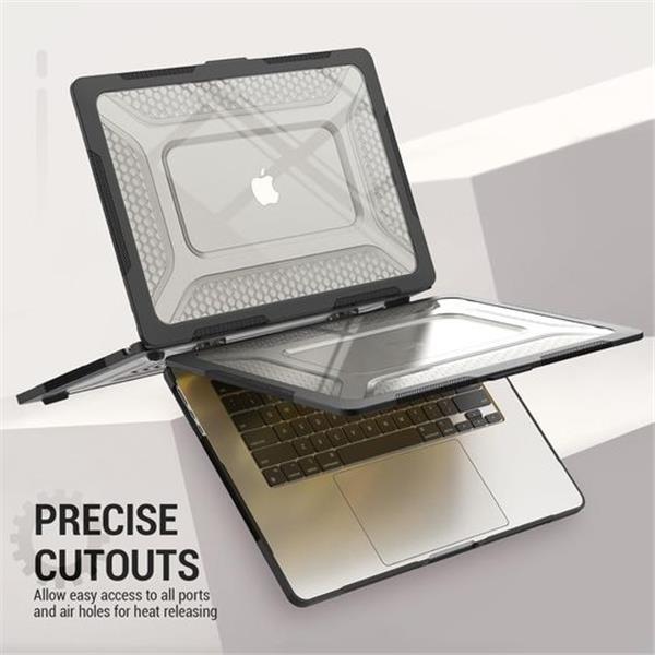 SEYMAC stock MacBook Air 13 inch Case 2024/2023 Release A3114/A2941 M3/M2 Chip, Shock-Absorbing