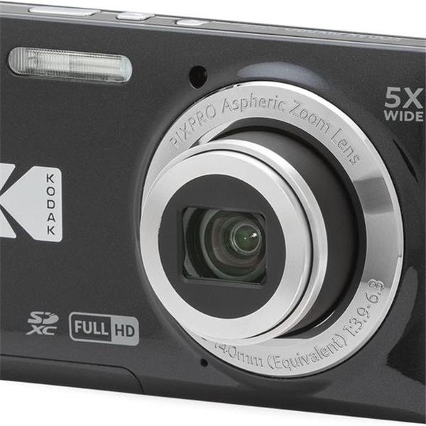 KODAK PIXPRO FZ55-BK 16MP Digital Camera 5X Optical Zoom 28mm Wide Angle 1080P Full HD Video 2.