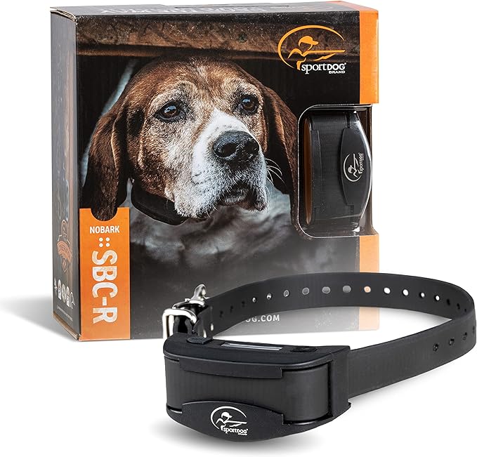 SportDOG Brand NoBark Collars - Waterproof Bark Control with Static- Anti Bark Device, Black