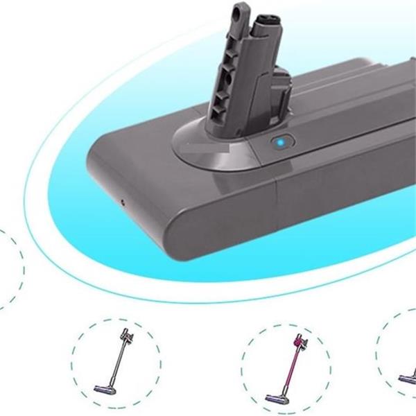 POWITEC 5000mAh V11 Battery for Dyson SV14 V11 Vacuum, (for V11 Screw in Type)