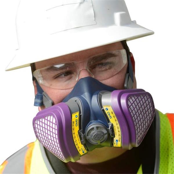 GVS Elipse SPR472 Elipse OV/AG-P100 Dust and Organic/Acid Gas Vapour Half Mask Respirator with