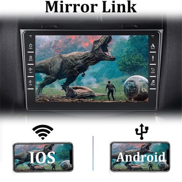 ROINVOU 9212B TOUCHSCREEN CAR MEDIA PLAYER - NAV - IOS/ANDROID MIRROR DOUBLE DIN