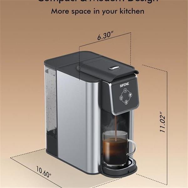 SiFENE Coffee Machine, 3 in 1 Single Serve Coffee Maker, Personal Coffee Brewer for K-Pod Capsu