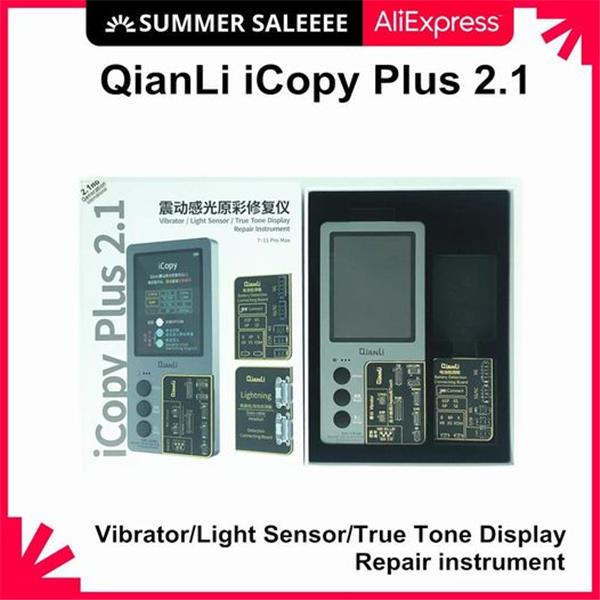 QianLi iCopy Plus 2.1  2in1 3in1 1in1 Vibrator Light Sensor True Tone Display Repair instrument