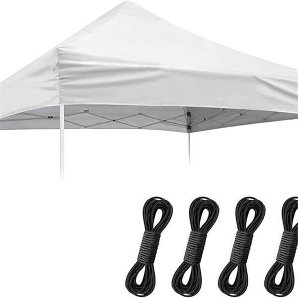 Canopy Replacement Top Cover for 9.5x9.5ft Pop Up Canopy, Tent Top Cloth with 4pcs 9.8 ft Fixed