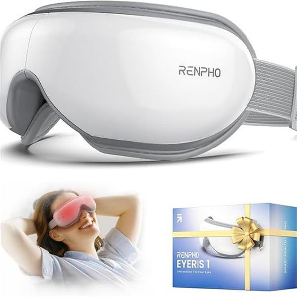 RENPHO Eyeris 1 - Eye Mask with Heat, Eye Mask with Bluetooth, Eye Care Device, Electric Eye Ma