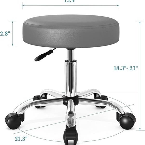 HOOMIC Rolling Stools with Wheels Salon Office Shop Bar Adjustable Spa Tattoo Massage Medical S