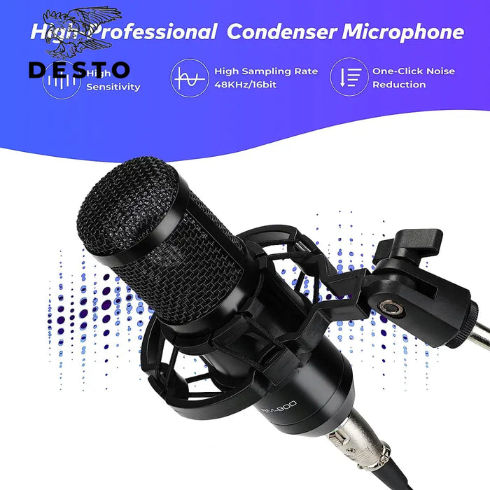 Asmuse Condenser Microphone Bundle BM-800 Streaming Equipment Mic