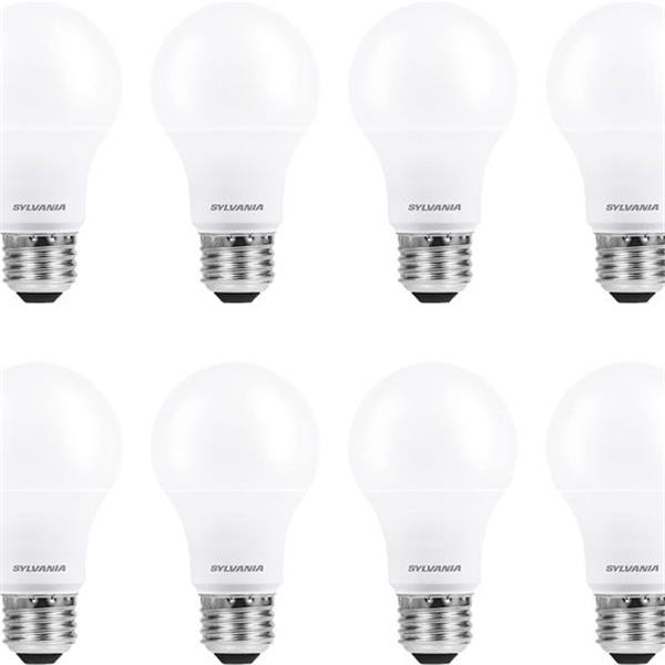 Sylvania ECO LED Light Bulb, A19 60W Equivalent, Efficient 9W, 7 Year, 750 Lumens, 2700K, Non-D