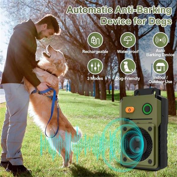 Anti Barking Devices, 50FT Ultrasonic Dog Barking Control Devices with 3 Modes, Bark Deterrent