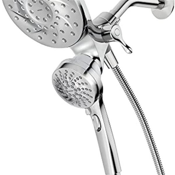 Moen 26009 Engage Magnetix 2.5 GPM Handheld/Rain Shower Head 2-in-1 Combo Featuring Magnetic Do