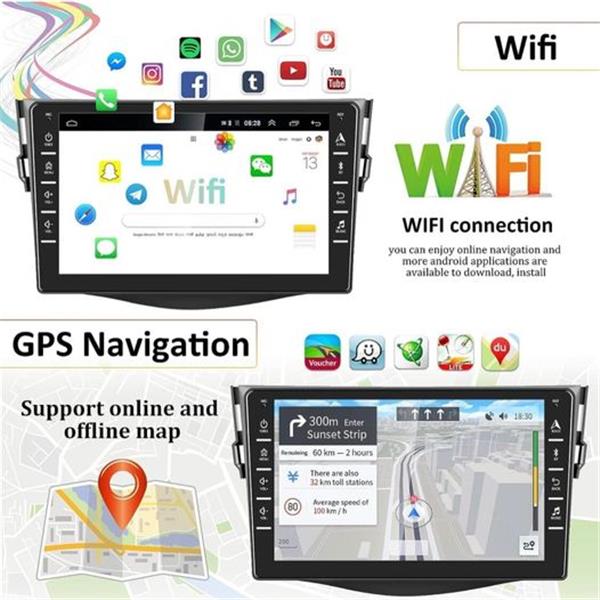 ROINVOU 9212B TOUCHSCREEN CAR MEDIA PLAYER - NAV - IOS/ANDROID MIRROR DOUBLE DIN