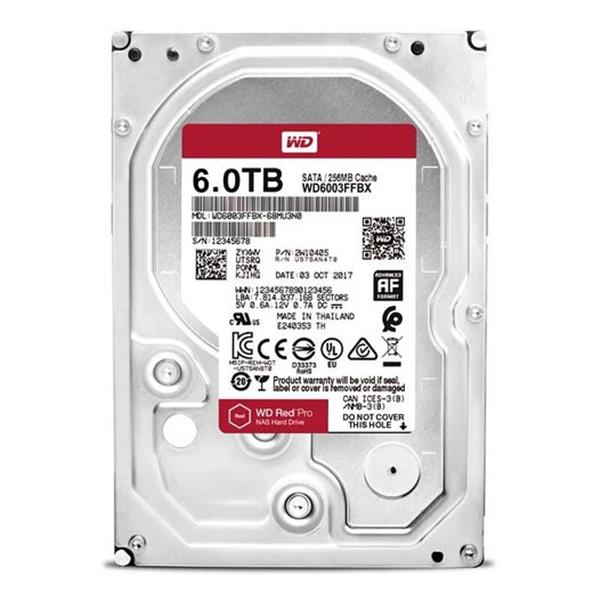 100% Original Western Digital WD Red Pro 6TB 3.5 HDD NAS Internal Hard Drive SATA 7200 rpm WD60