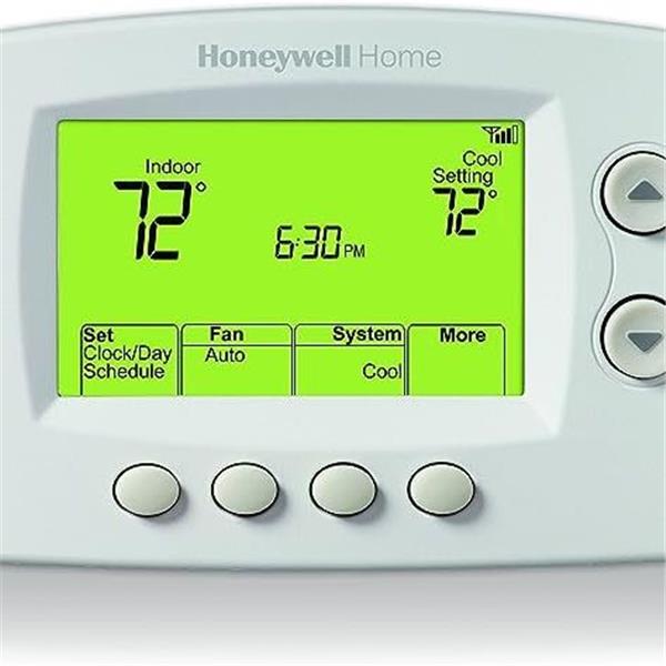 Honeywell Home Wi-Fi 7-Day Programmable Thermostat (RTH6580WF), Requires C Wire, Works with Ale