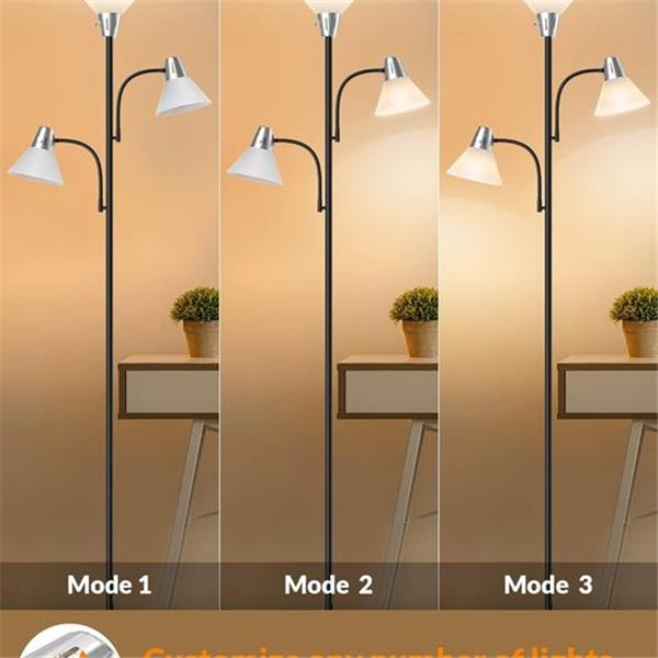 LEPOWER Floor Lamps for Living Room, Standing Lamp with Replaceable 3000K Energy-Saving LED Bul