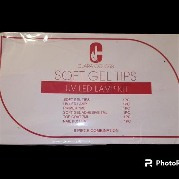 Clara Colors Soft Gel Tips UV LED Lamp Kit