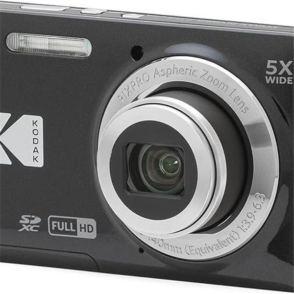 KODAK PIXPRO FZ55-BK 16MP Digital Camera 5X Optical Zoom 28mm Wide Angle 1080P Full HD Video 2.