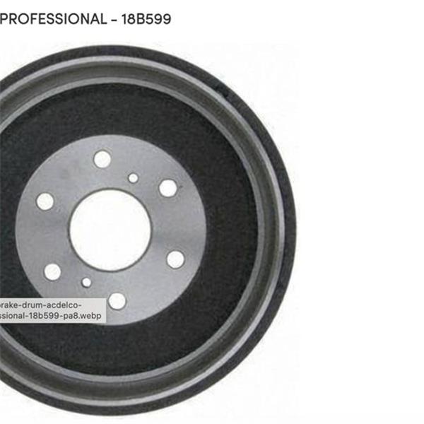 Rear Brake Drum by ACDELCO PROFESSIONAL - 18B599